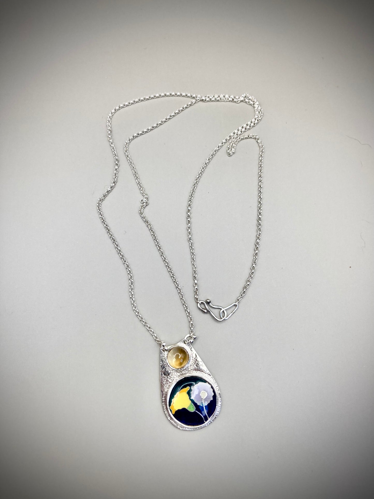 Dandelion Flower necklace
